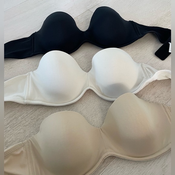 Set of 3 strapless bras - Picture 1 of 2